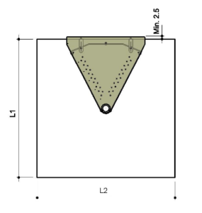 Steel Spiral Staircase Square Opening